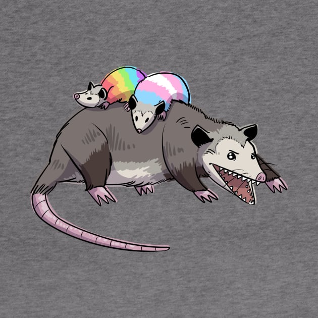 Opossum parent by sophielabelle